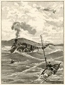 Channel Tunnel History Prints: Cross-Channel on Top