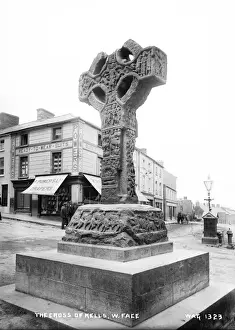County Meath Landmarks Prints: The Cross of Kells, West Face