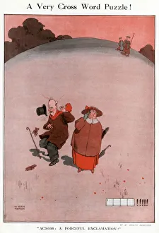 A Very Cross Word Puzzle by William Heath Robinson A Very Cross Word Puzzle by William Heath Robinson