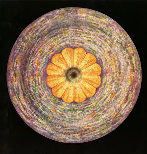 1927 Print of The Crown Chakra, Top of the Head