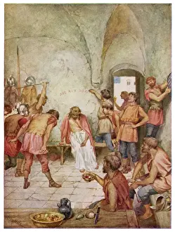 Print of Jesus wearing the Crown of Thorns