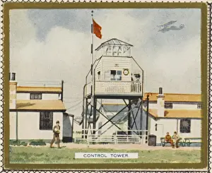 Iconic Structure Prints: Croydon Airport Control Tower Print