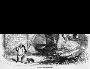 Historical Bridges In England Prints: Croyland Bridge