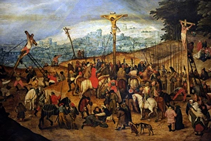 The Crucifixion or The Calvary, 1617, by Pieter Brueghel the The Crucifixion or The Calvary, 1617, by Pieter Brueghel the
