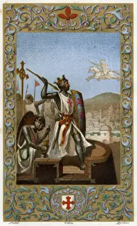 Crusaders Vision During the Siege of Jerusalem Print, 1099
