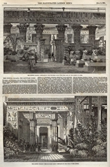 The Crystal Palace, the Egyptian Court The Crystal Palace, the Egyptian Court