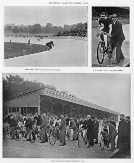 Crystal Palace new cycling track, 1896 Crystal Palace new cycling track, 1896
