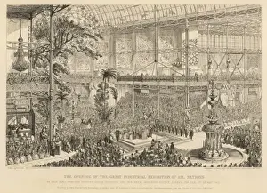 Queen Victoria Ceremony Prints: Crystal Palace Opened