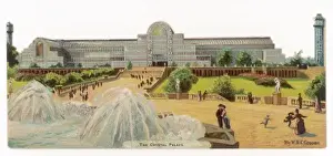 Victorian Architecture Images Prints: Crystal Palace Scrap