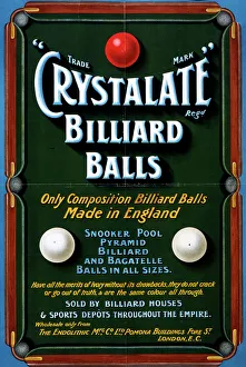Crystalate Billiard Balls