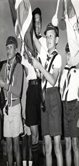 Cub scouts rehearsing for royal visit, Bahamas Cub scouts rehearsing for royal visit, Bahamas