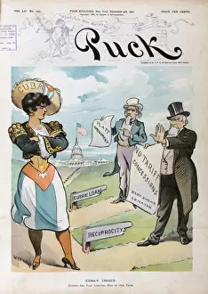 Puck Magazine Illustration Prints: Cubas choice