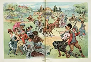 Puck Magazine Illustrations Online Prints: Cupids round-up