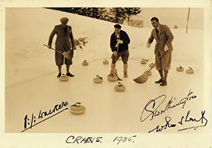 Curling at Crans Montana, Switzerland Curling at Crans Montana, Switzerland