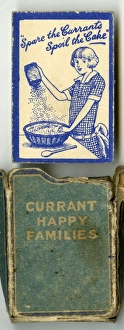 Currant Happy Families - box front and card back Currant Happy Families - box front and card back