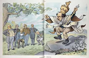 William Jennings Bryan Cartoon Prints: Cursing the heretics