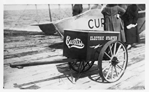 A Curtiss battery cart used for starting aero-engines A Curtiss battery cart used for starting aero-engines