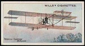 CURTISS GOLD BUG Print - Aerial Experiment Association biplane design