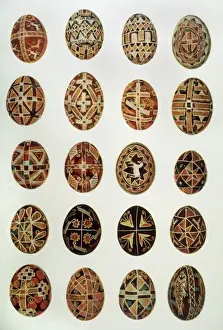 Easter Egg Symbolism Prints: Customs / Easter / Eggs
