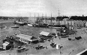 Circa 1880 Print of Cutty Sark Loading Wool at Sydney