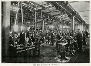 Cycle lever chain works in France 1896 Cycle lever chain works in France 1896