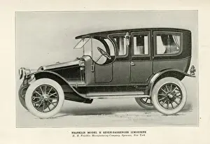 Franklin Model H Seven-Passenger Limousine Print, 1912