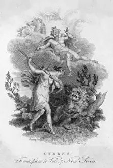 Classical Mythological Art Prints: Cyrene and Proteus