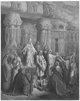 Print of Cyrus at Babylon, The Fall