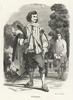 19th Century French Art Prints: D ARTAGNAN / DUMAS / C19TH