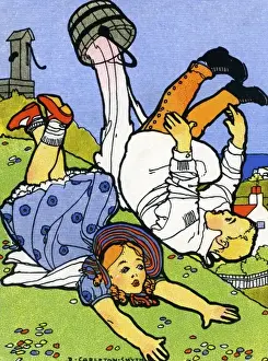 Jack And Jill Illustration Prints: D Carleton-Smyth. Jack and Jill