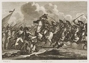 French Cavalry Charge Prints: D haupoult at Eylau