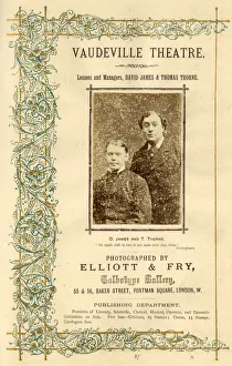 D James and T Thorne, Vaudeville Theatre, London D James and T Thorne, Vaudeville Theatre, London