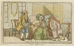 Historical Greeting Cards Prints: HOW D YE DO?