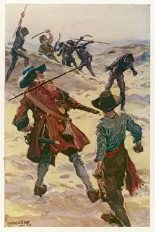 Colonial Era Illustration Prints: Dampier in Australia
