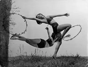 Young Woman Dance Prints: Dance Montage