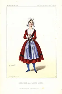 Dancer in costume of Breton in La Biche au Bois, 1845 Dancer in costume of Breton in La Biche au Bois, 1845