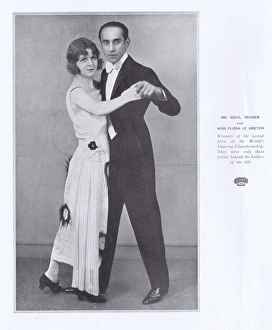The dancers Cecil Reuben and Flora Le Breton, London, 1923 The dancers Cecil Reuben and Flora Le Breton, London, 1923
