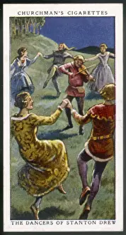 Ancient Stone Circle England Prints: Dancers of Stanton Drew