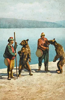 Dancing Bears - Constantinople, Turkey Dancing Bears - Constantinople, Turkey
