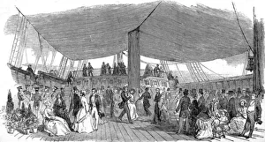 Dancing on the deck of the ship Randolph, 1850 Dancing on the deck of the ship Randolph, 1850