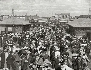 Dancing on the pier at Blackpool, Lancashire Dancing on the pier at Blackpool, Lancashire