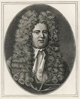 Famous English Writers Prints: Daniel Defoe / Anon Eng
