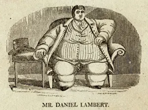 Daniel Lambert Print: A Portrait of a Fat Englishman