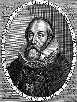 Daniel Sennert Print - 17th Century Medical Portrait