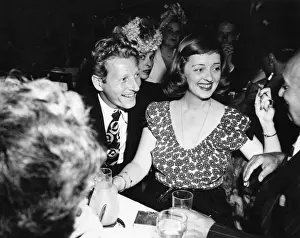 Vintage Celebrity Photos Prints: Danny Kaye and Bette Davis