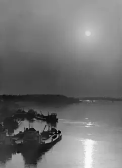Danube River Sunset Prints: Danube Sunset