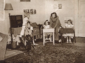 Daphne du Maurier and children at Menabilly, 1944 Daphne du Maurier and children at Menabilly, 1944