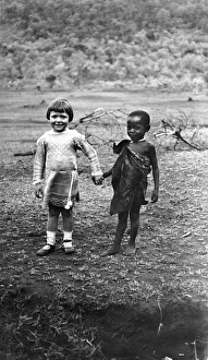 Daphne Jewell and friend, Kenya, East Africa Daphne Jewell and friend, Kenya, East Africa