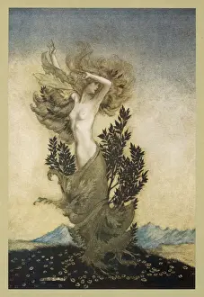 Classical Mythology Images Prints: Daphne Becomes a Tree