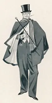 Vintage Evening Wear Prints: Dapper Man / Dryden